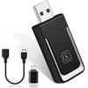 Alltolink Mini Adattatore wireless CarPlayy,Converte Car Playy Cablato in Wireless, Plug and Play, Compatibile con iPhone iOS 10+ e auto che Supportano Car PlaYy Cablato (2016 e successivi) (rosa)