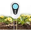 BURMONG Misuratore PH Terreno 4 in 1, Igrometro Piante con Umidità/pH/Temperatura/Luce Solare, Sensore Umidità Terreno per Giardinaggio,Prato,Agricoltura,Piante da Esterno
