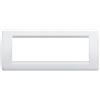 Vimar Serie Idea - placca Rondo 6 modulo plastica bianco lucido