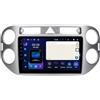 LIUYANYAN Autoradio 2 Din Bt Car Radio Car Play per VW Volkswagen Tiguan 1 NF 2006-2016 Compatibile con [Wireless] A-Pple Carplay Android Auto Bluetooth Am/Fm/Rds Radio, 4 Nucleo 1G+16G