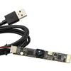 G Modulo fotocamera USB da 8 MP con microfono grandangolare PC fotocamera per computer 4K Lightburn fotocamera per incisore laser, mini strisce, obiettivo fisso, webcam, CCTV, USB, telecamera di