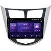 LIUYANYAN Autoradio 2 Din Bt Car Radio Car Play per Hyundai Solaris Verna 2010-2016 Compatibile con [Wireless] A-Pple Carplay Android Auto Bluetooth Am/Fm/Rds Radio, 4 Nucleo 1G+16G