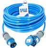 Kalle Das Kabel - Prolunga CEE 230V H07BQ-F 3G 2,5 mm², Cavo di alta qualità in rame puro per industria, cantiere, barca, camper, campeggio, 5 metri