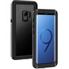 Lanhiem Cover Compatibile con Samsung Galaxy S9 Impermeabile [IP68 Waterproof e 360 Gradi Protezione] Custodia Subacquea Antiurto Resistente Rugged con Protezione dello Schermo per Samsung S9,Nero