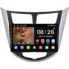 LIUYANYAN Autoradio 2 Din Bt Car Radio Car Play per Hyundai Solaris 2 Verna 2010-2016 Compatibile con [Wireless] A-Pple Carplay Android Auto Bluetooth Am/Fm/Rds Radio, 4 Nucleo 1G+16G