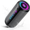 TIMU Cassa Bluetooth Portatile Potente, Altoparlante Bluetooth 5.4 con Miglioramento Basso 3.0, IPX7 Speaker Bluetooth Accoppiamento TWS, 24H Autonomia con 2 EQ Modalità, Supporto Micro-Con, AUX, TF