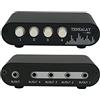 TENEALAY 4 in 1 out/1 in 4 out AUX 3,5 mm stereo audio ingresso segnale sorgente switcher, interruttore a 4 vie selettore splitter box M41
