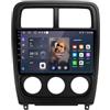 LIUYANYAN Autoradio 2 Din Bt Car Radio Car Play per Dodge Caliber 2009-2013 Compatibile con [Wireless] A-Pple Carplay Android Auto Bluetooth Am/Fm/Rds Radio, 4 Nucleo 2G+32G