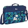 Safta EL Bambino GLASSY - Portafogli Extrascolastiche, Valigetta portatodo, Tracolla comoda e versatile, qualità e resistenza, 38 x 6 x 28 cm, colore blu marino