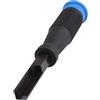 Tidgel Scalpello ad angolo retto in acciaio al carbonio ad alto tenore di carbonio, strumento da infilare quadrato a 90°, manico ergonomico per la lavorazione del legno, cerniere di porte da 8 mm/12