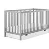 Kids Collective Culla con cassetto e materasso Culla 60x120 & 70x140 cm regolabile in altezza e con pioli estraibili Lettino per bambini | 60x120 cm faggio grigio molto stabile Made in Europe