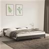 Lumanois Giroletto Senza Materasso Grigio Scuro 160x200 cm Velluto,Mobili,Letti e telai per Letti,25kg-347580