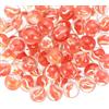 QUARKZMAN 1LB Biglie Vetro per Vasi, 0.63 Biglie Tonde per Riempimento Vasi Ad Arco Interno Perle Trasparenti all'Ingrosso per Decorazione Casa, Pietre Decorative per Fiori (Rosso)