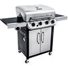 Charbroil Char-Broil New Convective Series 440S, Griglia Barbecue A Gas A 4 Fuochi Con Fuoco Laterale, 65 X 47 Cm, Argento Nero