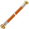 GOK Tubo Flessibile GAS Alta Pressione Camper 750 mm per Bombole Attacco Italia M20