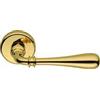Colombo Design MANIGLIA PER PORTA MODELLO IDA ID31R CON BOCCHETTA FORO NORMALE (FINITURA OROPLUS)