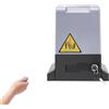 SHZICMY Set di propulsione per cancello scorrevole, 750 W, motore per cancello 2000 kg, con 2 telecomandi, torba, azionamento cancello