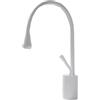 QUINTO Rubinetto Lavabo Rubinetto Per Lavabo Girevole Rialzato Per Lavabo Da Appoggio Per Bagno Interamente In Rame Nero Caldo E Freddo Bianco Corto