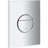 GROHE Nova Cosmopolitan Piastra di Azionamento WC per cassette di scarico a scomparsa, facile da installare, Doppio Scarico, Cromo 38765000