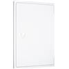 SYSTERM Coperchio di ispezione universale, dimensioni esterne 20 x 25 cm, sottile coperchio di ispezione apribile. Sportello di revisione apribile di base Plastica ABS bianca (20x25 - OPI 20/25)