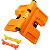 Guador Livella Angolare per Pali Misuratore di Livello Angolare Misuratore di Livello in ABS Misuratore di Livello a Colonna Misuratore di Livello ad Angolo Regolabile 188mm x 134mm (arancione)