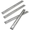 Ansobea Guide per cassetti 250 mm, guide a sfera con portata di 35 kg, estraibili completi, guide telescopiche, dimensioni complete 500 mm, 2 coppie (4 pezzi)