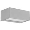LEDS·C4 APLIQUE NEMESIS 1 X R7S 100 GRIS - 220-240VAC/50-60Hz - Aluminio inyectado, Cristal - 1xR7s 100 lm - NO BULB