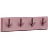 RiToEasysports Gancio da Muro, Elegante Appendiabiti e Appendiabiti per Cappelli, Adesivo Forte per Bagno e, Materiale ABS Ecologico, Confezione da 1 (carne profonda)