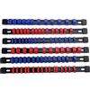 Poystng 6 ABS supporto per chiave a bussola finitura regolabile 1/4 3/8 1/2 supporto scorrevole manica set finitura per utensili manuali qualità supporto per rack