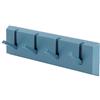 RiToEasysports Gancio da Muro, Elegante Appendiabiti e Appendiabiti per Cappelli, Adesivo Forte per Bagno e, Materiale ABS Ecologico, Confezione da 1 (blu scuro)