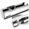 JOHO Supporto doccia regolabile per colonna doccia asta doccia con diametro di 22-25 mm Cromo
