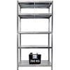 GRIMA SCAFFALE IN METALLO MACISTE 100 X 40 X 195 H 5 PIANI KG 260 AD INCASTRO