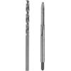 QUARKZMAN Set Punte e Maschi per Filettatura, 1pz 4-40 UNC Straight Flute Thread Taps Uncoated and 1pz 2,3mm Punte Trapano Spirale Rivestite Titanio, Strumenti HSS6542