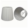 Imperato Illuminazione PARALUME PICCOLO CON ATTACCO A MOLLA | Interamente Realizzato a Mano | 12 Colori di Tessuto Disponibili | Made in Italy (Bordeaux)