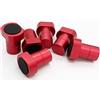 ViewReal 6 ganci per panchina, in lega di alluminio, per la lavorazione del legno, per il posizionamento del banco da lavoro, per pialla, accessori per il foro per cani da 20 mm (rosso)