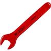 WETEC Chiave a forchetta, DIN 7446, isolata, larghezza chiave 22 mm, 1.000 V/VDE/GS (rivestimento protettivo isolato protetto VDE), dimensione nominale: 22 mm, lunghezza: 200 mm, peso: 237 g