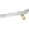 Lemag srl - Sifone Flessibile e Estensibile 1"1/2 | Attacco a Ghiera Curvo Universale | Anti-Odore, Montaggio senza Utensili, Tubo Estensibile 36-80 cm | Polipropilene Durevole