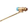 FARG RUBINETTO GALLEGGIANTE bassa pressione 1 VALVOLA OTTONE ASTA 260mm FARG 521/4.1