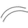 AERZETIX - Set di 2 tubi di alimentazione per miscelatore femmina 1/2'' - maschio M10 - lunghezza 400mm - tubo di collegamento/bagno/cucina - flessibile per sanitari - C51096