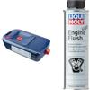Liqui Moly 7055 Taniche Per Il Cambio Dell'Olio, Blu, 10 L & Engine Flush, 300 ml, Additivo all'olio, SKU: 2678