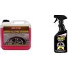 Ma-Fra, Pulitore Gomme, Detergente per Cerchi Pneumatici Auto, 4500ml & Fallout Iron Remover, Decontaminante Rapido, Elimina i Residui Ferrosi dalla Carrozzeria e Cerchi in Lega Auto