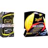Meguiar's G210516EU Ultimate Wax liquida, 1 Flacone da 473 ml, lucentezza ed effetto bagnato che durano nel tempo & Soft Foam Applicator Pads - Applicatore per Cera e Gel -Diametro 10.2cm, 2 Pezzi