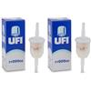 SAFETY GUARD, THE PRODUCTS OF GHONIA GRO UFI Filters, Filtro Benzina 31.009.00, Filtro Carburante per Ricambio, Adatto a Auto, Applicabile su Diversi Modelli Becker, BMW, Casalini, Dacia, Eicher, Ford, Gaz, Lada e SAAB (Confezione da 2)
