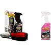 Ma-Fra, Kit Regénera Cerchi, Trattamento Completo Pulente e Decontaminante, Composto da Detergente Spray 500ml + Spazzola Speciale & Last Touch Express, Cera Liquida per Carrozzeria Auto