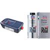 Liqui Moly 7055 Taniche Per Il Cambio Dell'Olio, Blu, 10 L & 1019 Motor Clean, Lava E Deterge L'Interno Del Motore, 500 Ml, Trasparente