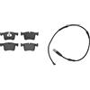 Brembo P 06 075 - Pastiglia Freno - Anteriore & A 00 473 - Indicatore di Usura - Anteriore e Posteriore