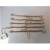 Watex Swiss 5 Nobile Braccialetti per Armbanduhren __ Watex Swiss __Dorato__ Nuovo __