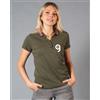 JRC Tenerife Lady Polo Donna Fiammata, Cotone 100%, Dettagli Fluo Personalizzate o neutre
