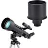 Stylebest Anello Adattatore per Telescopio da 1,25 Pollici, Lega di Alluminio Resistente, Perfetto per L'acquisizione di Video Tramite Webcam, Appassionati di Astronomia, 1 unità