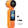 YPBEW Videocamera compatta con ventola integrata, schermo 1080P e regolabile per uso quotidiano all ' aperto e vlog Preparazione dessert Frusta da cucina Frusta portatile